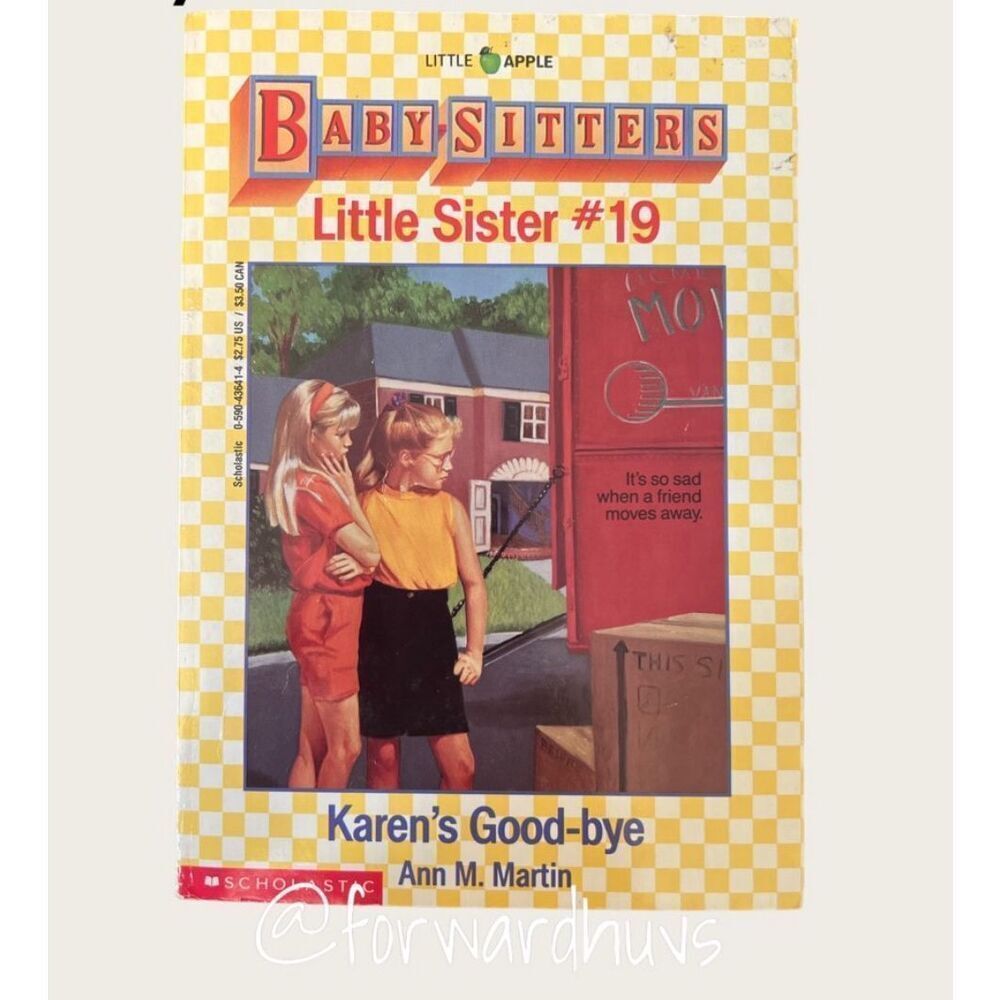 Bundle Sale 3 for $15 | Little Sister | Karen’s Goodbye | 1991 | Book #19